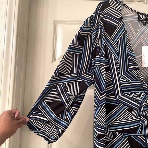 RUE107 New York Wrap Maxi Dress Size 22/24 (M14) - Picture 5 of 6